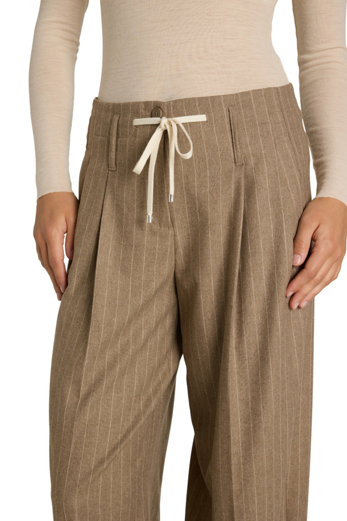 Cambio Addison Pin Stripe Pantalon