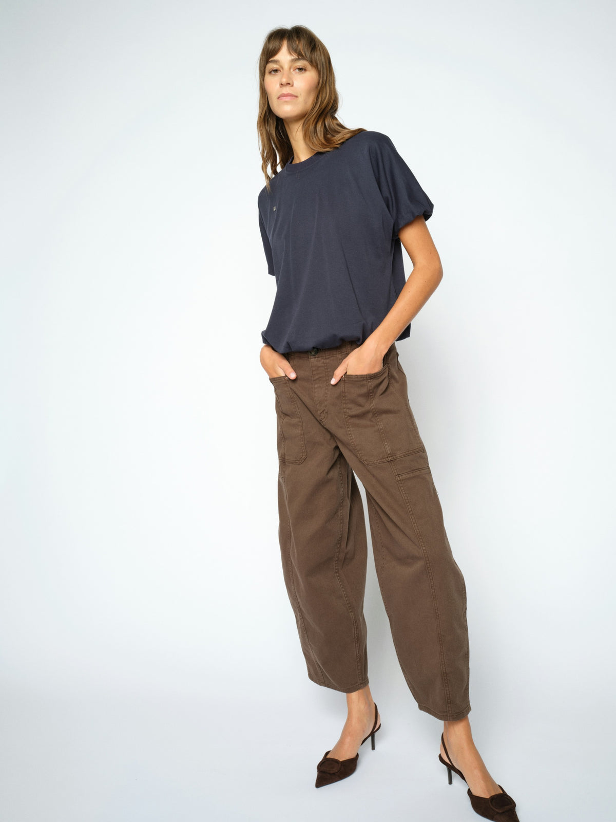 Mos Mosh Rosy Via Pants Brown