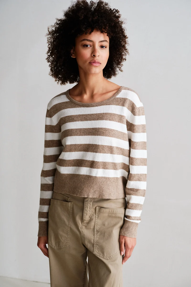 Penn&Ink Pullover Stripe W26C400