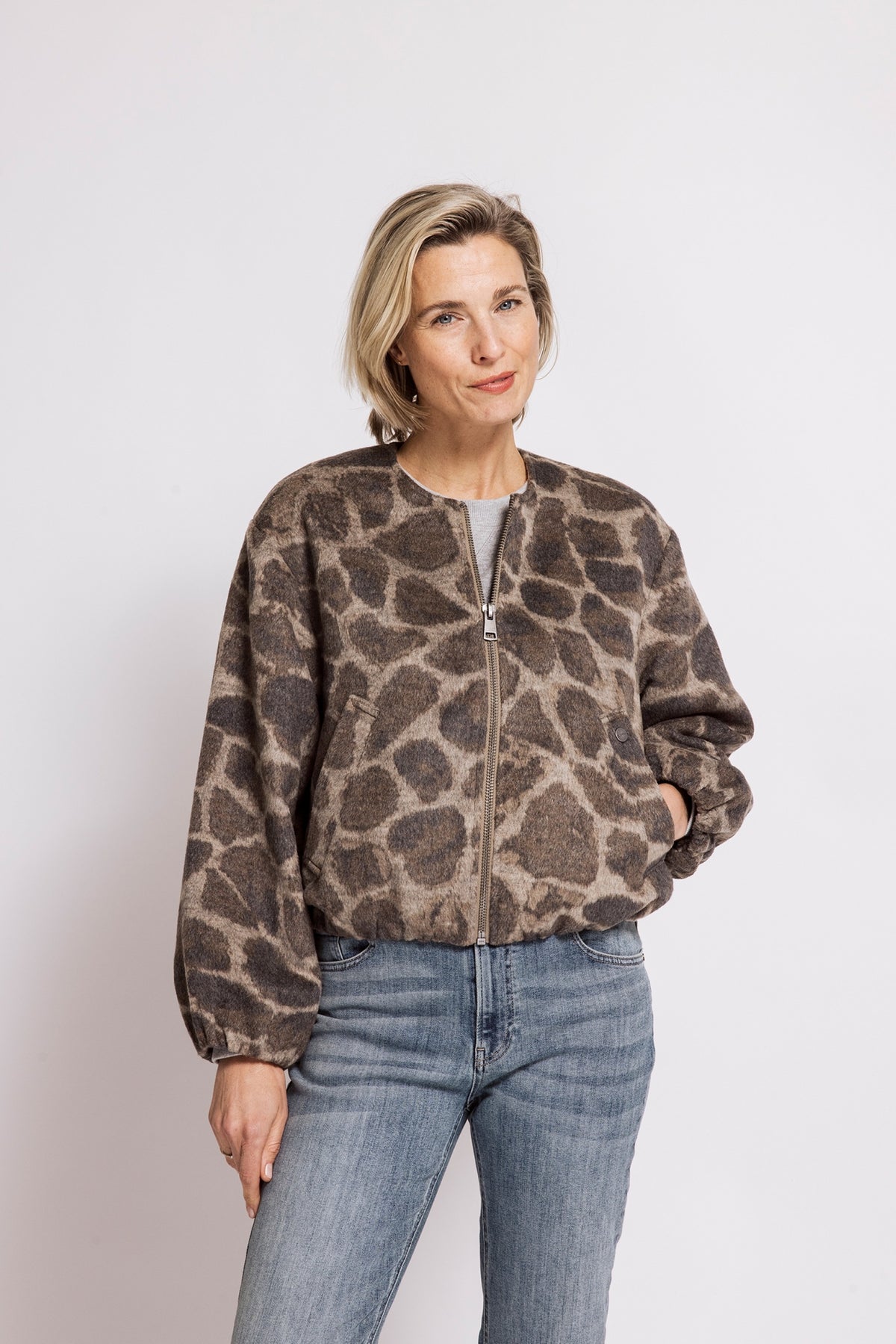 Zhrill Manoa Leo Jacket Brown