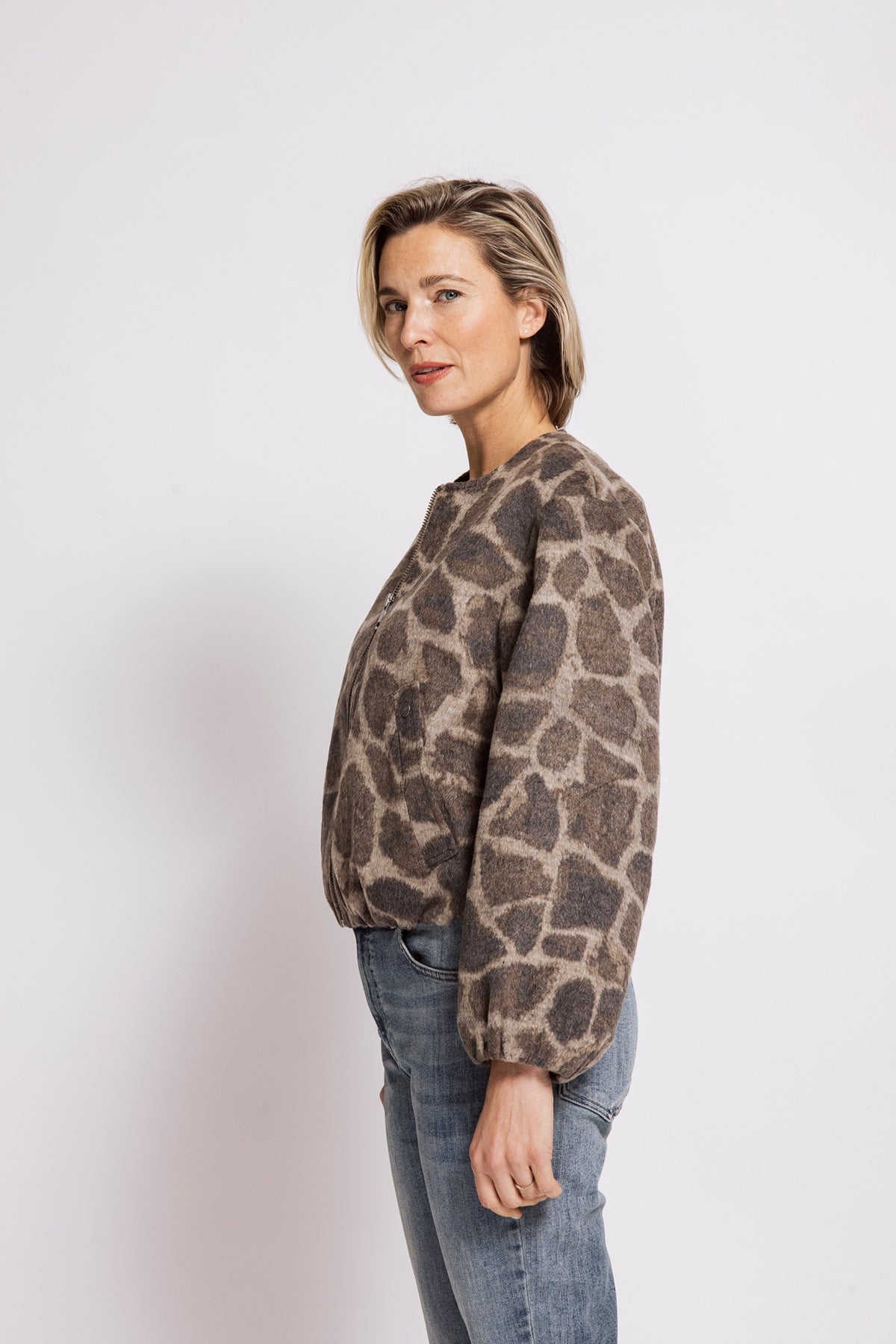 Zhrill Manoa Leo Jacket Brown