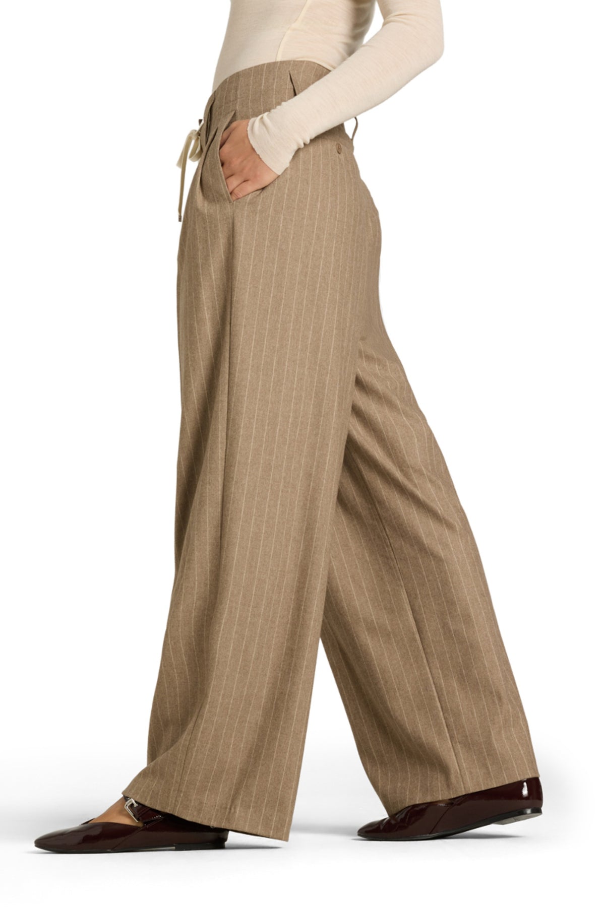 Cambio Addison Pin Stripe Pantalon