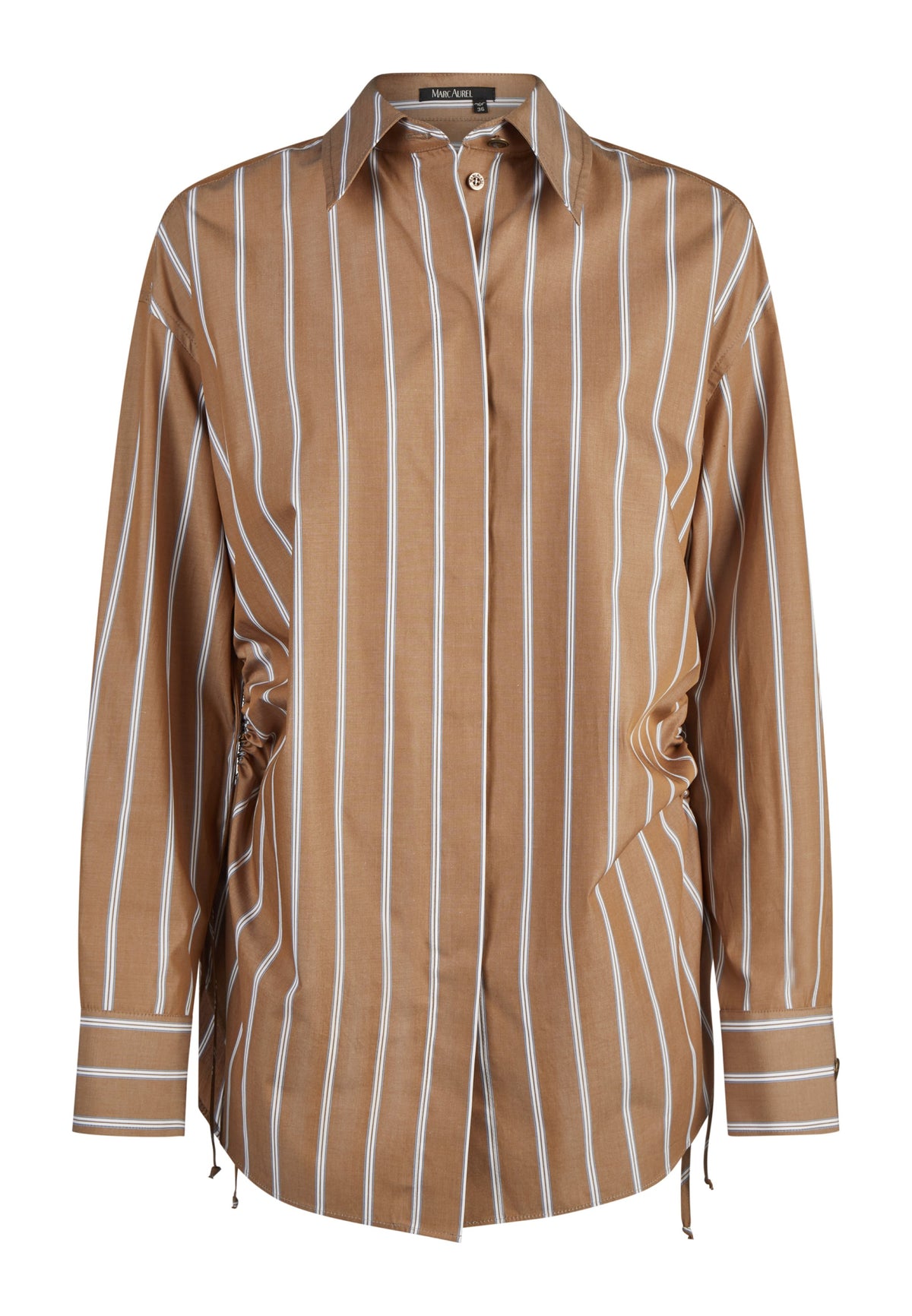 Marc Aurel Striped Blouse Mud