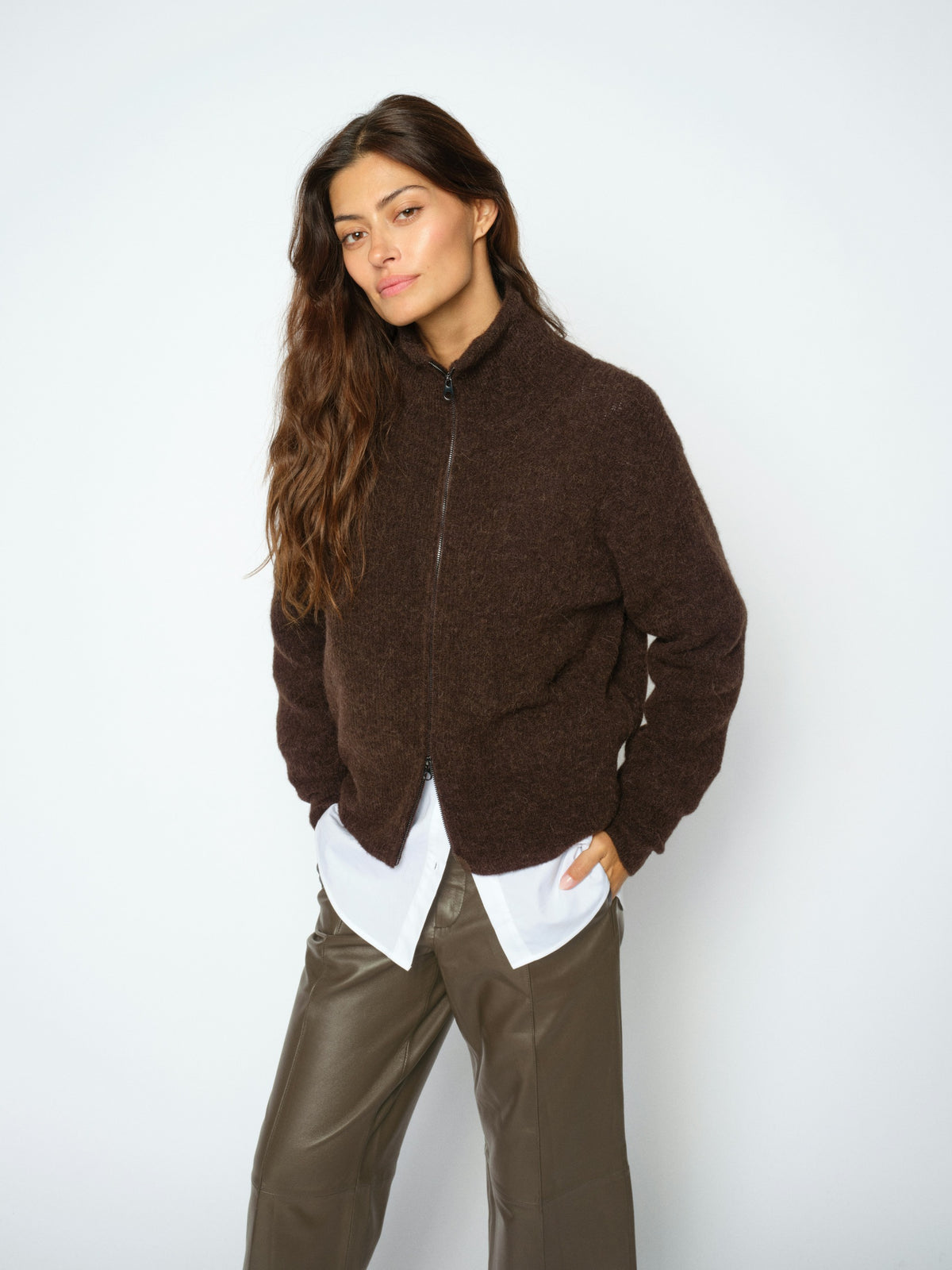 Mos Mosh Thora Knit Zip Cardigan