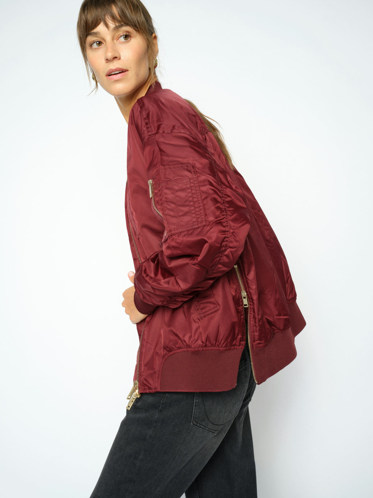 Mos Mosh Ruby Bomber Jacket