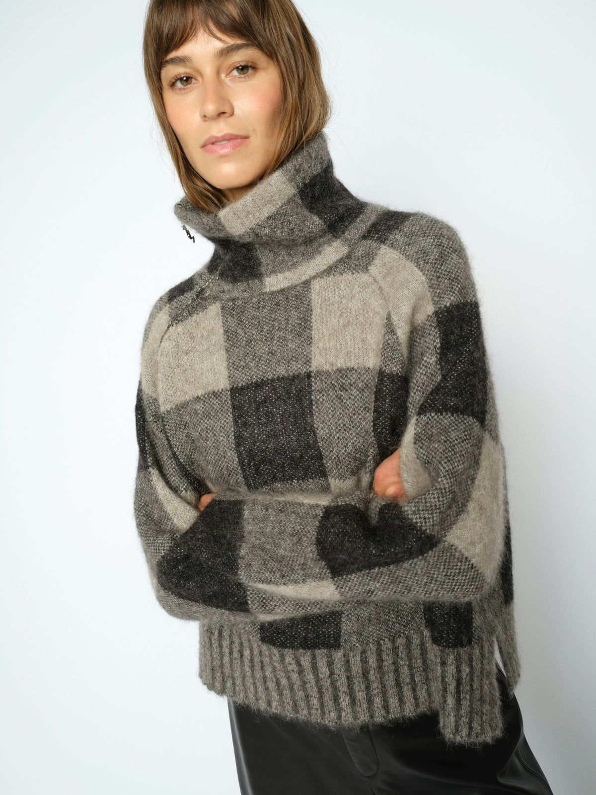 Mos Mosh Maija Check Knit