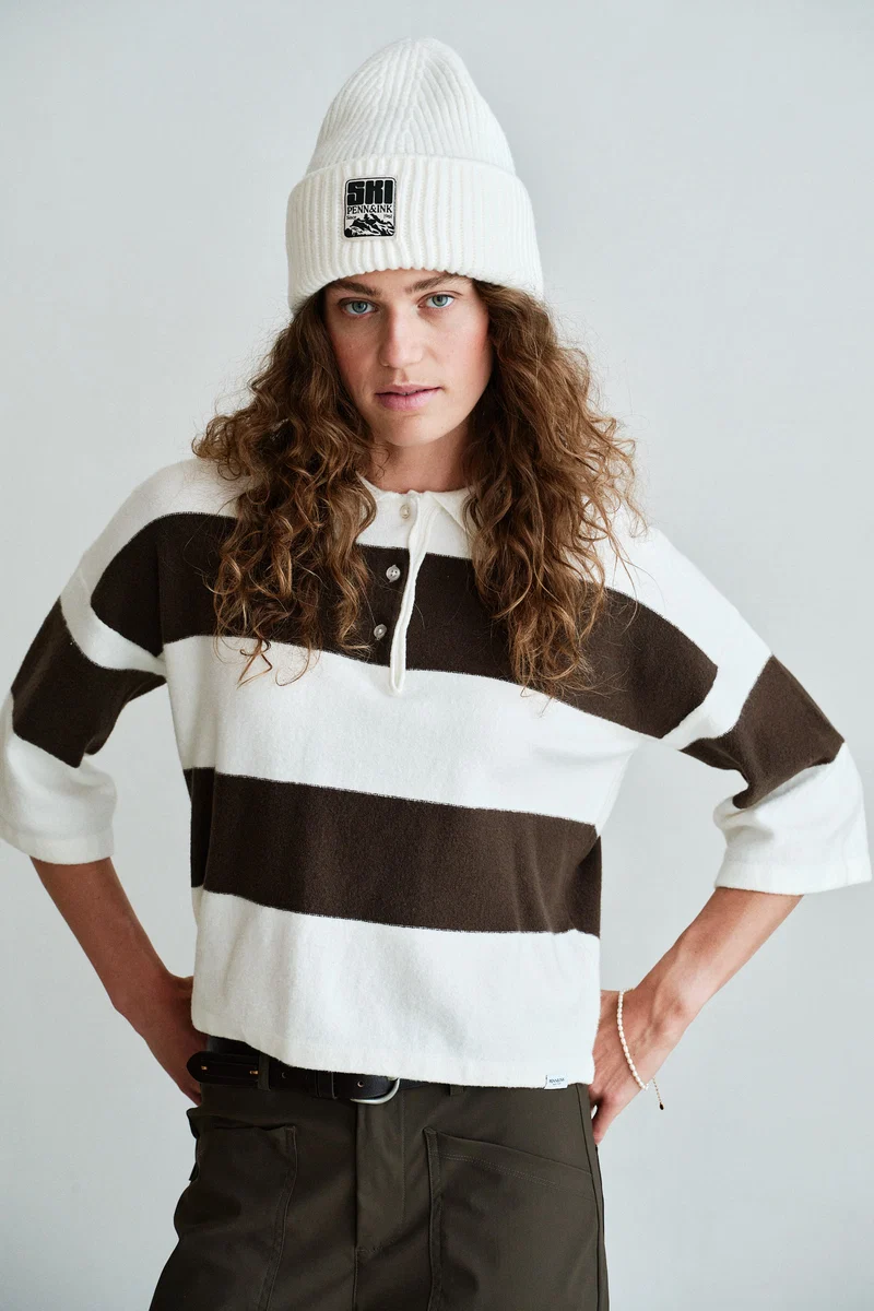 Penn&Ink Pull Stripe W26B423