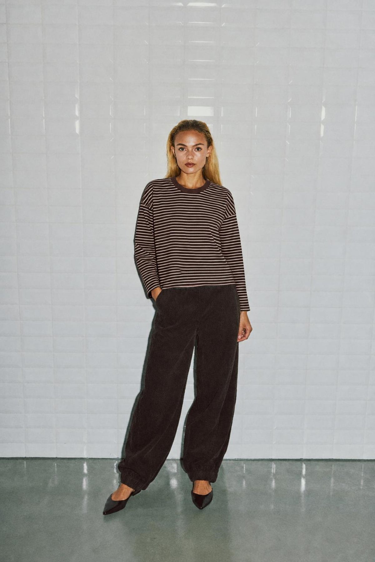 With Black Domu Shirt Brown
