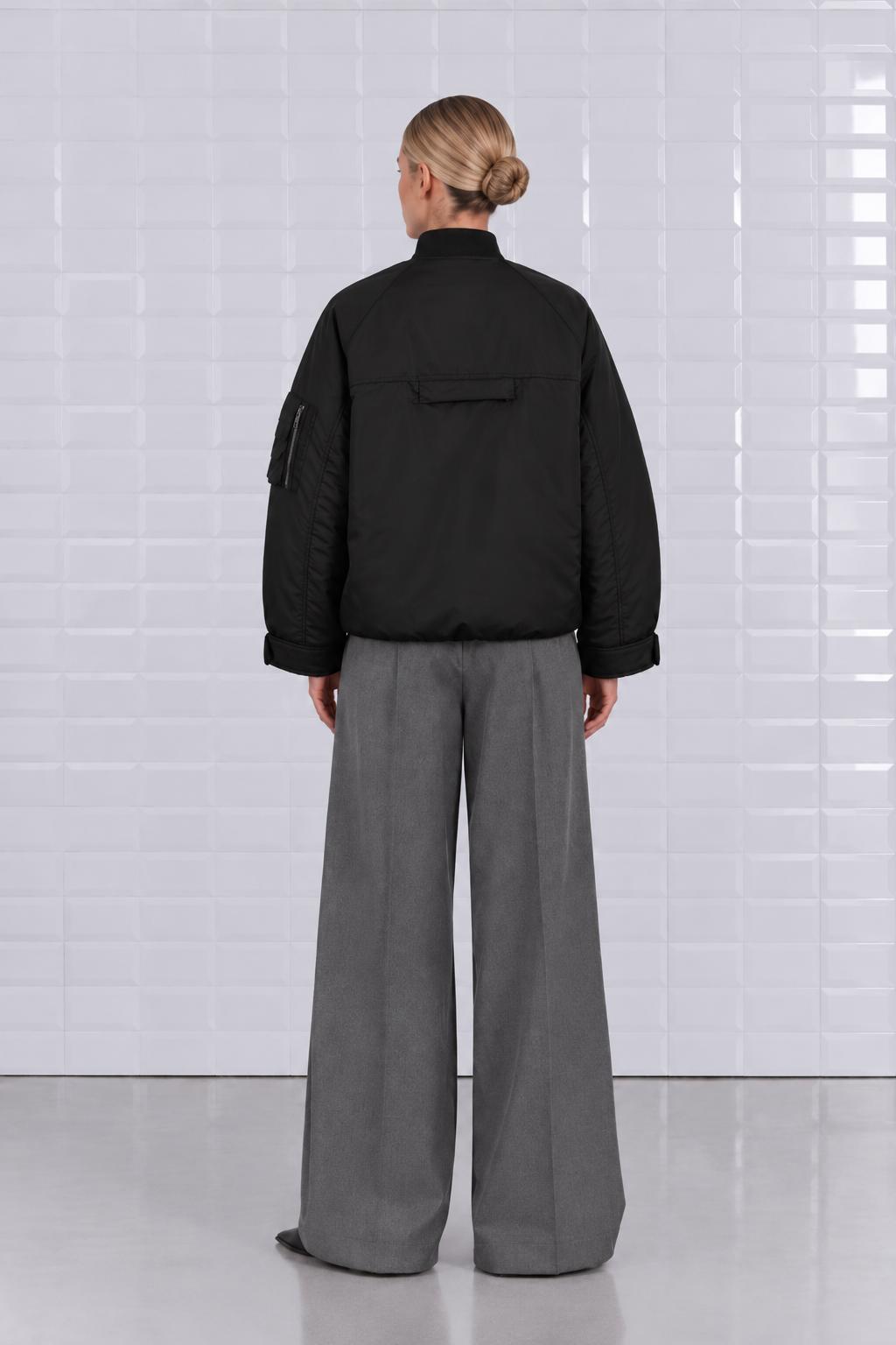 With Black Grappy Bomber Black