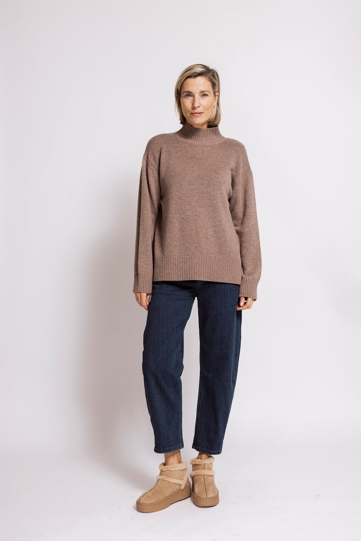 Zhrill Alana Pullover Beige-Taupe