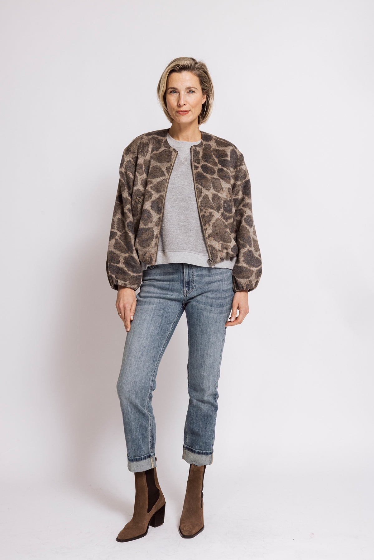 Zhrill Manoa Leo Jacket Brown