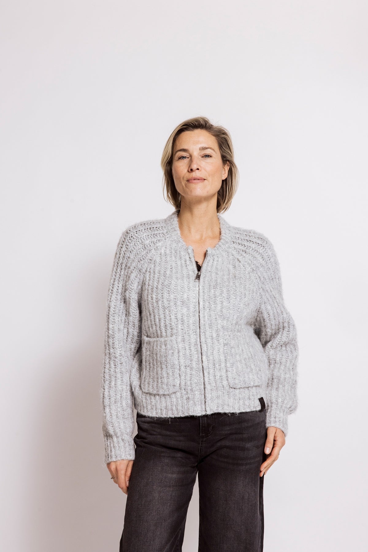 Zhrill Corinna Cardigan Grey